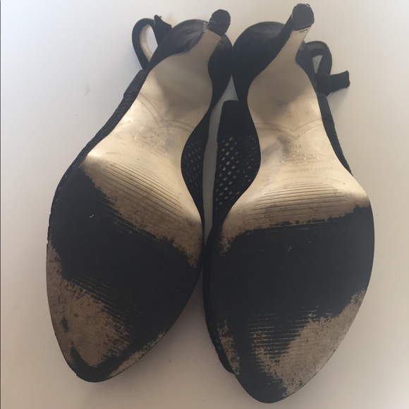 Enzo Angiolini high heels black open toe sandals - Picture 6 of 12